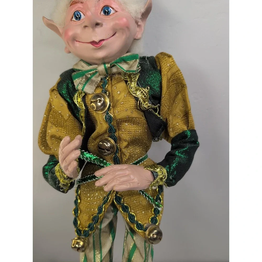 Elf PIXIE DOLL FARIES Christmas Poseable Elf Wire‎ Frame 22